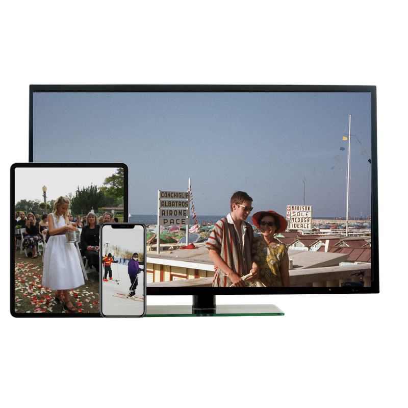 Guarda i tuoi ricordi in streaming come le tue serie preferite